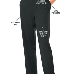 Woman Within 7-Day Knit Straight-Leg Pull-On Pants